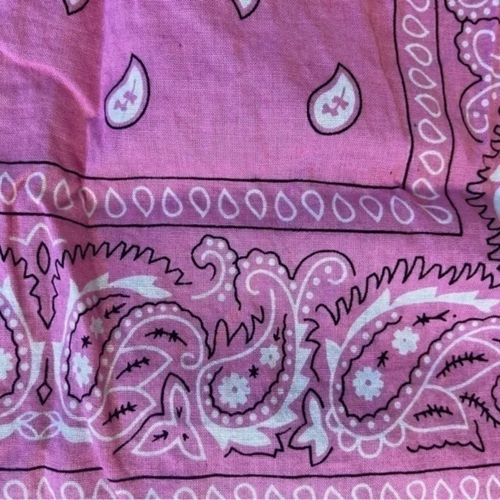 Classic Bandana Trio Blue Pink Yellow Cotton